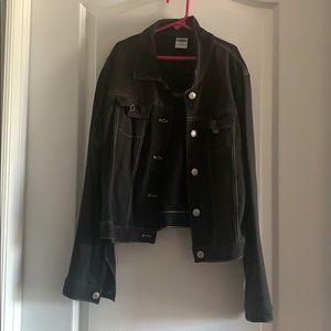 Old Navy Black Cotton Black "Jean" Jacket